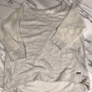 Abercrombie sweatshirt w/ sheer details
